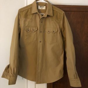 Levis x Filson tin-cloth button-down shirt